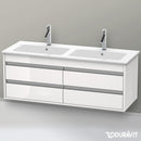Duravit Ketho vanity unit for double washbasin with 4 pull-out compartments