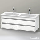 Duravit Ketho vanity unit for double washbasin with 4 pull-out compartments