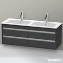 Duravit Ketho vanity unit for double washbasin with 4 pull-out compartments