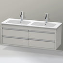 Duravit Ketho vanity unit for double washbasin with 4 pull-out compartments