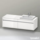 Duravit Ketho vanity unit for drop-in washbasin with 2 pull-out compartments