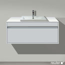 Duravit Ketho vanity unit for drop-in washbasin with 1 pull-out compartment