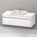 Duravit Ketho vanity unit for drop-in washbasin with 1 pull-out compartment