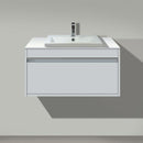 Duravit Ketho vanity unit for drop-in washbasin with 1 pull-out compartment