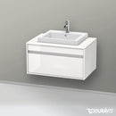 Duravit Ketho vanity unit for drop-in washbasin with 1 pull-out compartment