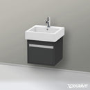 Duravit Ketho vanity unit with 1 pull-out compartment matt graphite