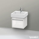 Duravit Ketho vanity unit with 1 pull-out compartment white high gloss