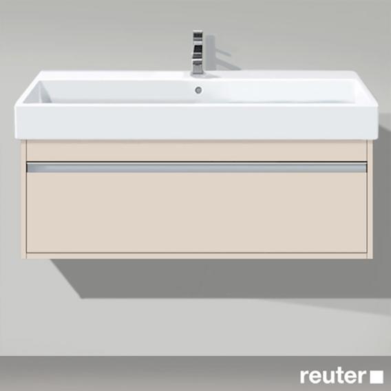 Duravit Ketho vanity unit with 1 pull-out compartment matt taupe