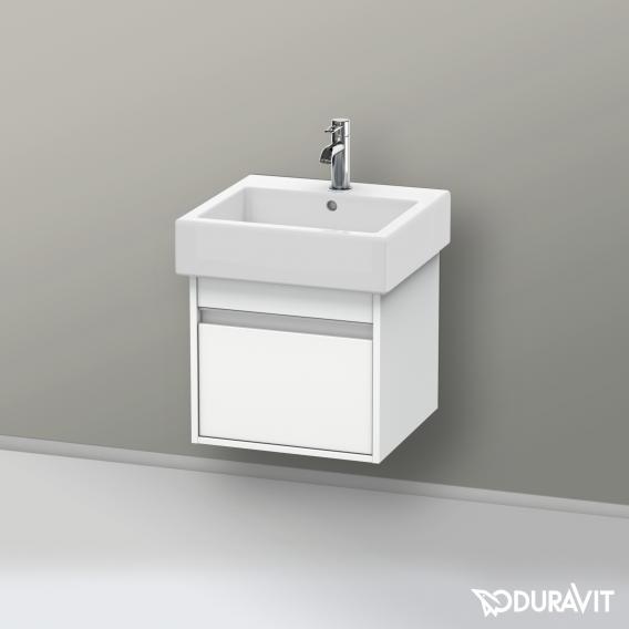 Duravit Ketho vanity unit with 1 pull-out compartment matt white