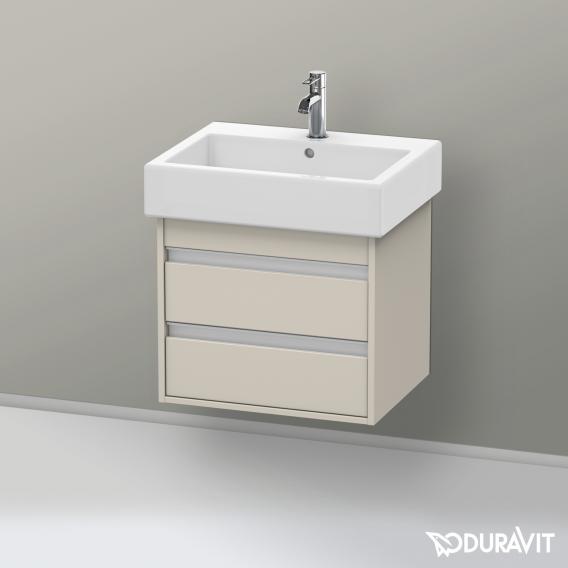 Duravit Ketho vanity unit with 2 pull-out compartments