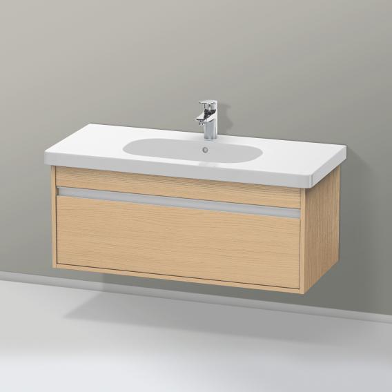 Duravit Ketho vanity unit with 1 pull-out compartment natural oak