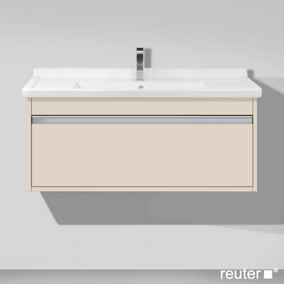 Duravit Ketho vanity unit with 1 pull-out compartment matt taupe