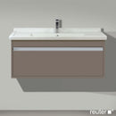 Duravit Ketho vanity unit with 1 pull-out compartment matt basalt