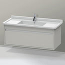 Duravit Ketho vanity unit with 1 pull-out compartment matt concrete grey