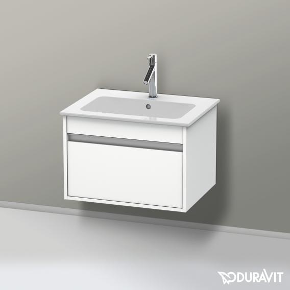 Duravit Ketho vanity unit with 1 pull-out compartment matt white