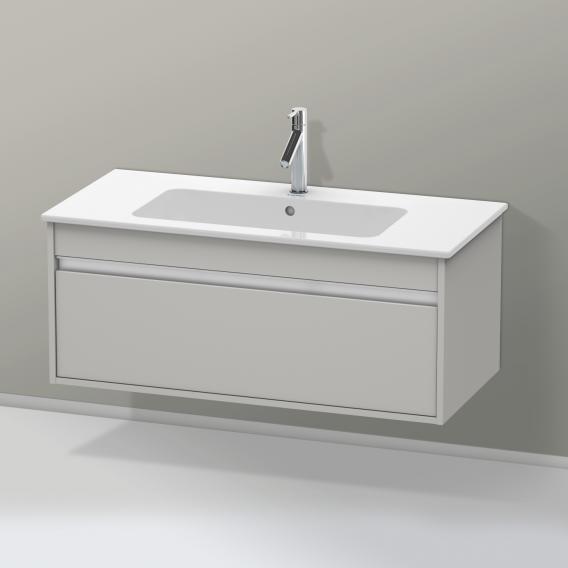 Duravit Ketho vanity unit with 1 pull-out compartment matt concrete grey