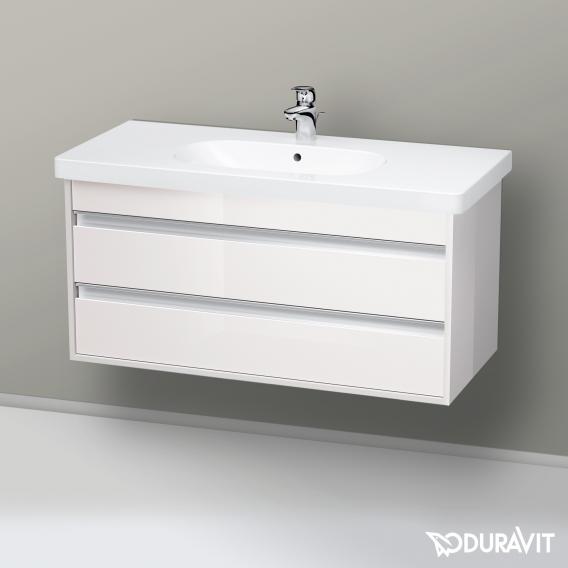 Duravit Ketho 梳妝台配有 2 個拉出式隔層