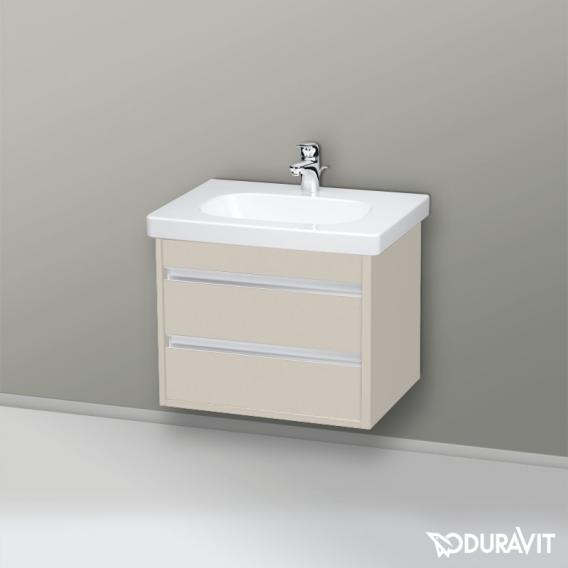 Duravit Ketho 梳妝台配有 2 個拉出式隔層