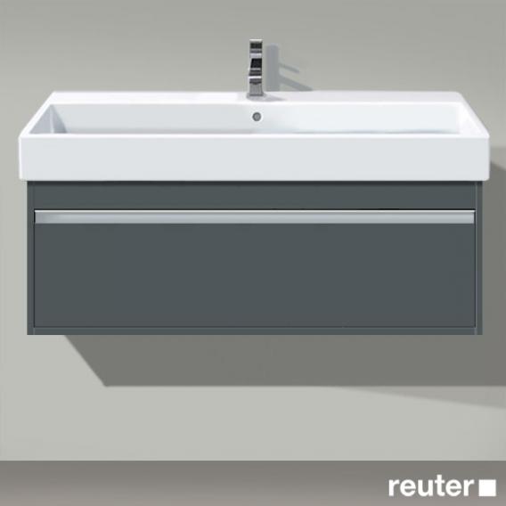 Duravit Ketho vanity unit with 1 pull-out compartment matt graphite