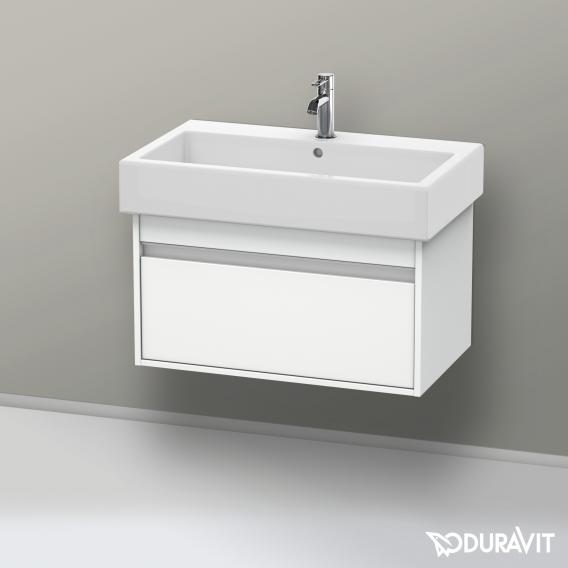 Duravit Ketho 梳妝台帶 1 個拉出式隔層 霧面白色