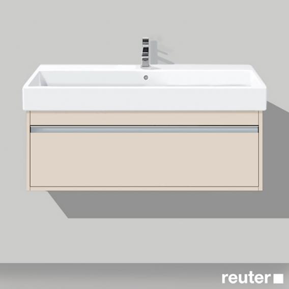 Duravit Ketho vanity unit with 1 pull-out compartment matt taupe