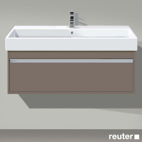 Duravit Ketho vanity unit with 1 pull-out compartment matt basalt