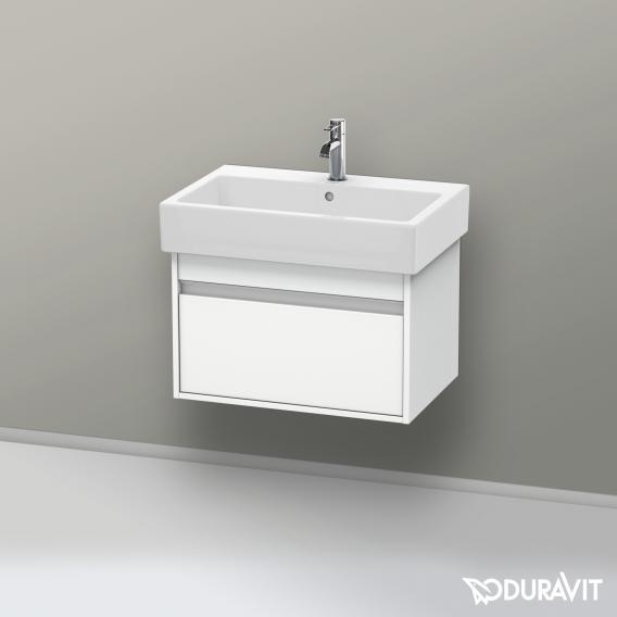 Duravit Ketho vanity unit with 1 pull-out compartment matt white