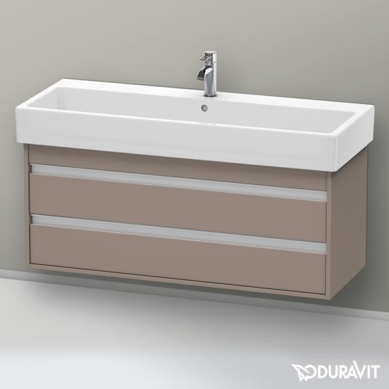 Duravit Ketho 梳妝台配有 2 個拉出式隔層