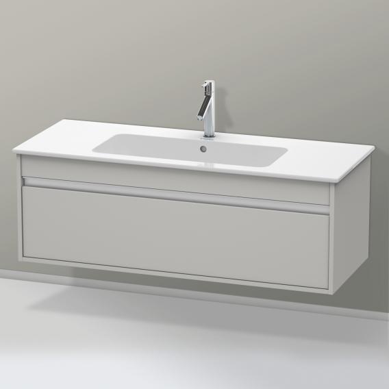 Duravit Ketho vanity unit with 1 pull-out compartment matt concrete grey