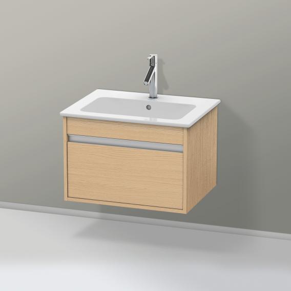 Duravit Ketho vanity unit with 1 pull-out compartment natural oak