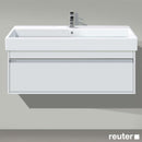 Duravit Ketho vanity unit with 1 pull-out compartment matt white