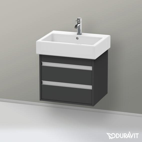 Duravit Ketho 梳妝台配有 2 個拉出式隔層