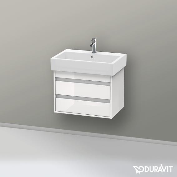 Duravit Ketho 梳妝台配有 2 個拉出式隔層