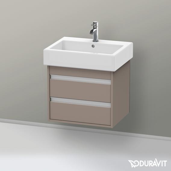 Duravit Ketho 梳妝台配有 2 個拉出式隔層