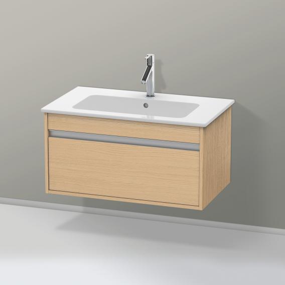 Duravit Ketho vanity unit with 1 pull-out compartment natural oak