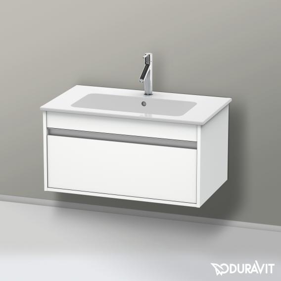 Duravit Ketho vanity unit with 1 pull-out compartment matt white