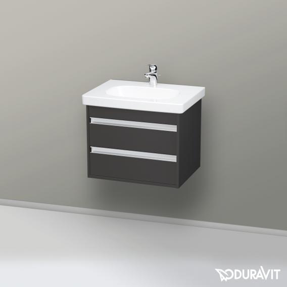 Duravit Ketho 梳妝台配有 2 個拉出式隔層