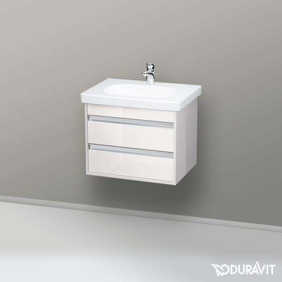 Duravit Ketho 梳妝台配有 2 個拉出式隔層