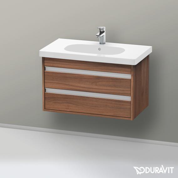 Duravit Ketho 梳妝台配有 2 個拉出式隔層