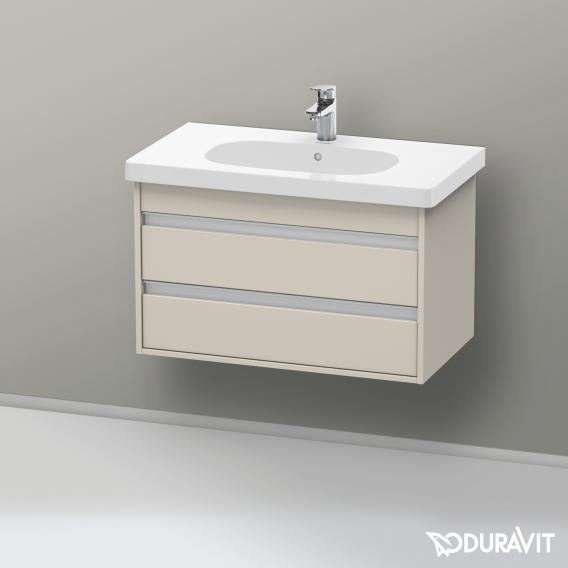 Duravit Ketho 梳妝台配有 2 個拉出式隔層