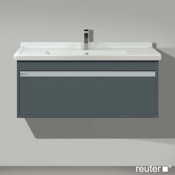 Duravit Ketho vanity unit with 1 pull-out compartment matt graphite