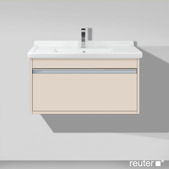 Duravit Ketho vanity unit with 1 pull-out compartment matt taupe