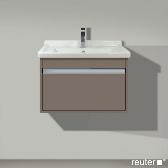 Duravit Ketho vanity unit with 1 pull-out compartment matt basalt