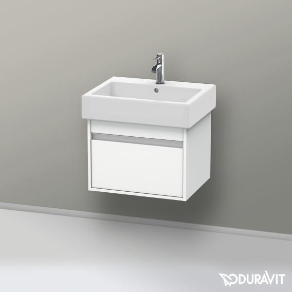 Duravit Ketho vanity unit with 1 pull-out compartment matt white