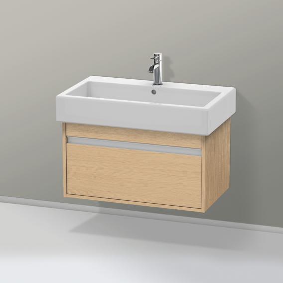 Duravit Ketho vanity unit with 1 pull-out compartment natural oak