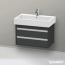 Duravit Ketho vanity unit with 2 pull-out compartments
