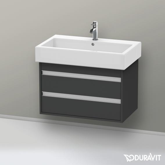 Duravit Ketho 梳妝台配有 2 個拉出式隔層