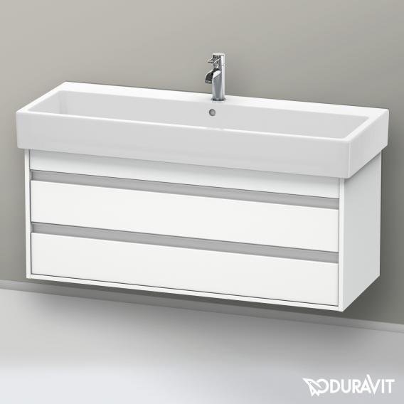 Duravit Ketho 梳妝台配有 2 個拉出式隔層