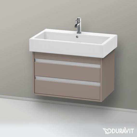 Duravit Ketho 梳妝台配有 2 個拉出式隔層