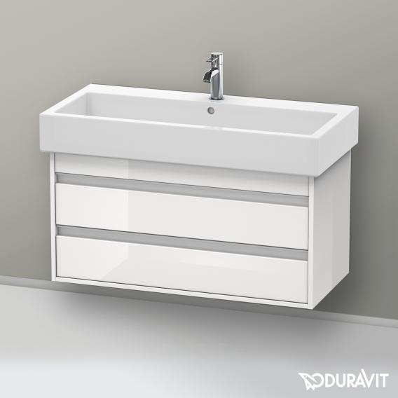 Duravit Ketho 梳妝台配有 2 個拉出式隔層